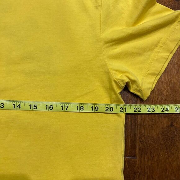 Nautica Vintage 90s Rowing Embroidered Yellow T-Shirt Men's Size Medium - Picture 8 of 9